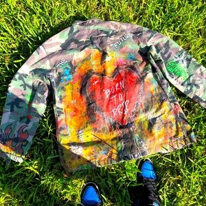 Supa Slimey “BORN TO DRIP” Custom Jacket🤮🔥